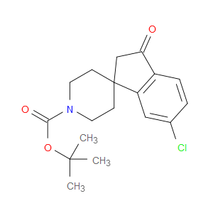 TERT-BUTYL 6-CHLORO-3-OXO-2,3-DIHYDROSPIRO[INDENE-1,4'-PIPERIDINE]-1'-CARBOXYLATE