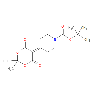 TERT-BUTYL 4-(2,2-DIMETHYL-4,6-DIOXO-1,3-DIOXAN-5-YLIDENE)PIPERIDINE-1-CARBOXYLATE - Click Image to Close