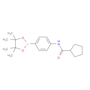N-[4-(4,4,5,5-TETRAMETHYL-1,3,2-DIOXABOROLAN-2-YL)PHENYL]CYCLOPENTANECARBOXAMIDE