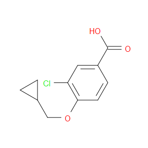 3-CHLORO-4-(CYCLOPROPYLMETHOXY)BENZOIC ACID