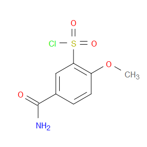 5-CARBAMOYL-2-METHOXYBENZENE-1-SULFONYL CHLORIDE