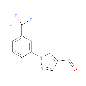 1-(3-(TRIFLUOROMETHYL)PHENYL)-1H-PYRAZOLE-4-CARBALDEHYDE