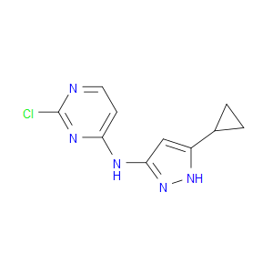 2-CHLORO-N-(5-CYCLOPROPYL-1H-PYRAZOL-3-YL)PYRIMIDIN-4-AMINE