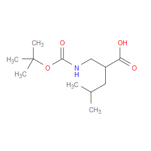 2-(([(TERT-BUTOXY)CARBONYL]AMINO)METHYL)-4-METHYLPENTANOIC ACID