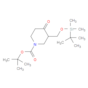 TERT-BUTYL 3-(((TERT-BUTYLDIMETHYLSILYL)OXY)METHYL)-4-OXOPIPERIDINE-1-CARBOXYLATE
