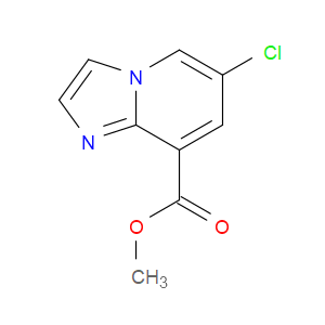METHYL 6-CHLOROIMIDAZO[1,2-A]PYRIDINE-8-CARBOXYLATE