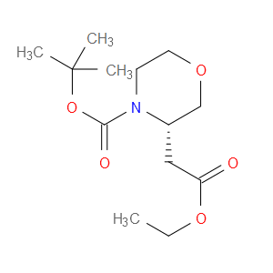 (S)-TERT-BUTYL 3-(2-ETHOXY-2-OXOETHYL)MORPHOLINE-4-CARBOXYLATE