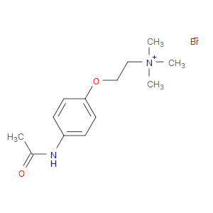 2-(4-ACETAMIDOPHENOXY)-N,N,N-TRIMETHYLETHANAMINIUM BROMIDE