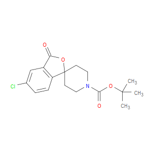 TERT-BUTYL 5-CHLORO-3-OXO-3H-SPIRO[ISOBENZOFURAN-1,4'-PIPERIDINE]-1'-CARBOXYLATE