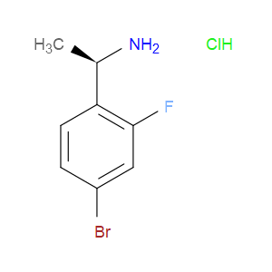 (1R)-1-(4-BROMO-2-FLUOROPHENYL)ETHAN-1-AMINE HYDROCHLORIDE