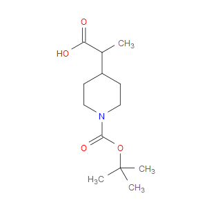 2-[1-(TERT-BUTOXYCARBONYL)PIPERIDIN-4-YL]PROPANOIC ACID - Click Image to Close