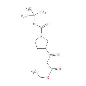 TERT-BUTYL 3-(3-ETHOXY-3-OXOPROPANOYL)PYRROLIDINE-1-CARBOXYLATE - Click Image to Close