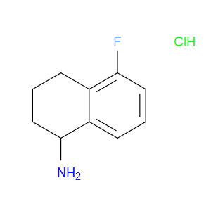 5-FLUORO-1,2,3,4-TETRAHYDRONAPHTHALEN-1-AMINE HYDROCHLORIDE