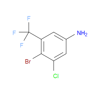 4-BROMO-3-CHLORO-5-(TRIFLUOROMETHYL)ANILINE - Click Image to Close