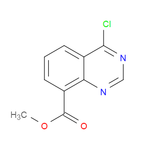 METHYL 4-CHLOROQUINAZOLINE-8-CARBOXYLATE - Click Image to Close
