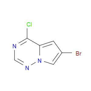 6-BROMO-4-CHLOROPYRROLO[1,2-F][1,2,4]TRIAZINE