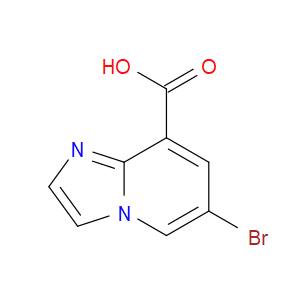 6-BROMOIMIDAZO[1,2-A]PYRIDINE-8-CARBOXYLIC ACID