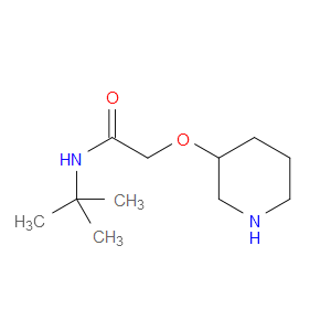 N-TERT-BUTYL-2-(PIPERIDIN-3-YLOXY)ACETAMIDE - Click Image to Close