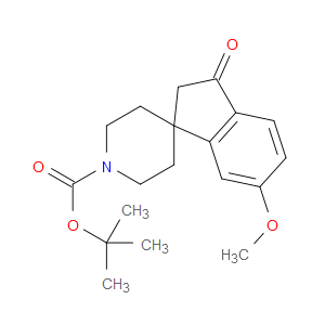 TERT-BUTYL 6-METHOXY-3-OXO-2,3-DIHYDROSPIRO[INDENE-1,4'-PIPERIDINE]-1'-CARBOXYLATE - Click Image to Close