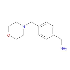 1-[4-(MORPHOLIN-4-YLMETHYL)PHENYL]METHANAMINE