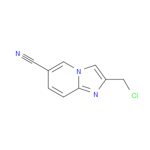 2-(CHLOROMETHYL)IMIDAZO[1,2-A]PYRIDINE-6-CARBONITRILE