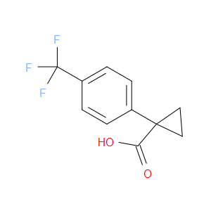1-[4-(TRIFLUOROMETHYL)PHENYL]CYCLOPROPANE-1-CARBOXYLIC ACID