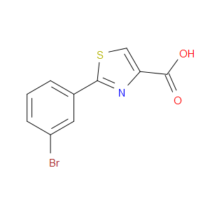 2-(3-BROMOPHENYL)THIAZOLE-4-CARBOXYLIC ACID