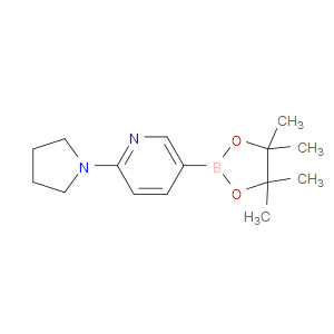 2-(PYRROLIDIN-1-YL)-5-(4,4,5,5-TETRAMETHYL-1,3,2-DIOXABOROLAN-2-YL)PYRIDINE