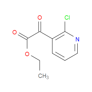 ETHYL 2-CHLORO-3-PYRIDYLGLYOXYLATE