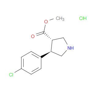 4-(4-CHLOROPHENYL)PYRROLIDINE-3-METHYLCARBOXYLATE HYDROCHLORIDE - Click Image to Close