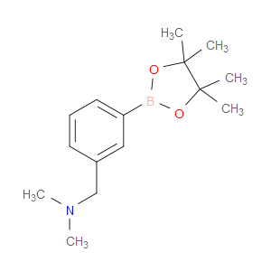 N,N-DIMETHYL-1-(3-(4,4,5,5-TETRAMETHYL-1,3,2-DIOXABOROLAN-2-YL)PHENYL)METHANAMINE