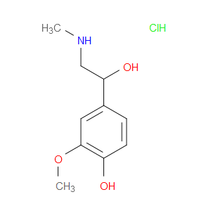 4-(1-HYDROXY-2-(METHYLAMINO)ETHYL)-2-METHOXYPHENOL HYDROCHLORIDE - Click Image to Close