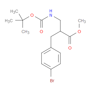 METHYL 2-(4-BROMOBENZYL)-3-((TERT-BUTOXYCARBONYL)AMINO)PROPANOATE - Click Image to Close