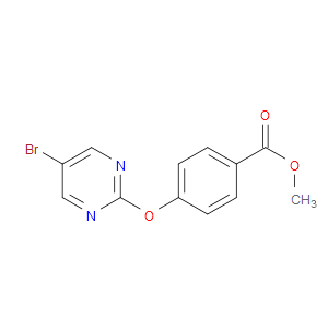METHYL 4-((5-BROMOPYRIMIDIN-2-YL)OXY)BENZOATE - Click Image to Close