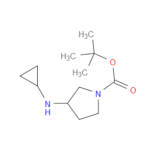 TERT-BUTYL 3-(CYCLOPROPYLAMINO)PYRROLIDINE-1-CARBOXYLATE