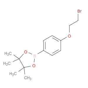 2-(4-(2-BROMOETHOXY)PHENYL)-4,4,5,5-TETRAMETHYL-1,3,2-DIOXABOROLANE