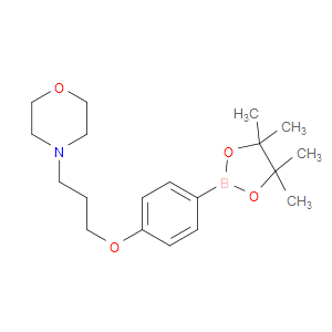 4-(3-(4-(4,4,5,5-TETRAMETHYL-1,3,2-DIOXABOROLAN-2-YL)PHENOXY)PROPYL)MORPHOLINE - Click Image to Close