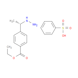 (S)-ETHYL 4-(1-HYDRAZINYLETHYL)BENZOATE BENZENESULFONATE - Click Image to Close
