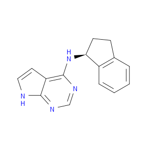 (S)-N-(2,3-DIHYDRO-1H-INDEN-1-YL)-7H-PYRROLO[2,3-D]PYRIMIDIN-4-AMINE