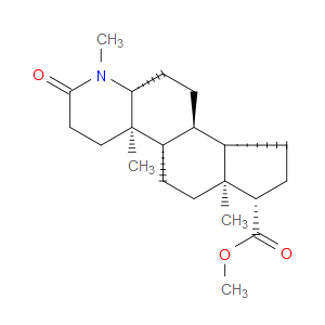 (4AR,4BS,6AS,7S,9AS,9BS,11AR)-METHYL 1,4A,6A-TRIMETHYL-2-OXOHEXADECAHYDRO-1H-INDENO[5,4-F]QUINOLINE-7-CARBOXYLATE - Click Image to Close