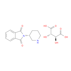(R)-2-(PIPERIDIN-3-YL)ISOINDOLINE-1,3-DIONE (2S,3S)-2,3-DIHYDROXYSUCCINATE - Click Image to Close