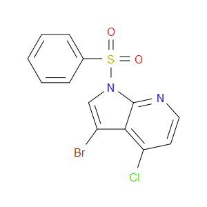 3-BROMO-4-CHLORO-1-(PHENYLSULFONYL)-1H-PYRROLO[2,3-B]PYRIDINE - Click Image to Close