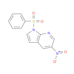 5-NITRO-1-(PHENYLSULFONYL)-1H-PYRROLO[2,3-B]PYRIDINE