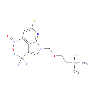 6-CHLORO-4-NITRO-3-(TRIFLUOROMETHYL)-1-((2-(TRIMETHYLSILYL)ETHOXY)METHYL)-1H-PYRROLO[2,3-B]PYRIDINE - Click Image to Close