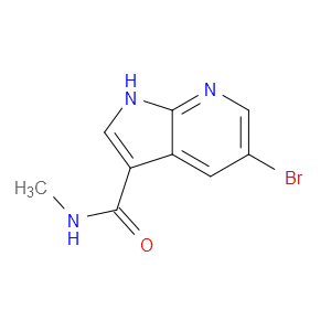 5-BROMO-N-METHYL-1H-PYRROLO[2,3-B]PYRIDINE-3-CARBOXAMIDE - Click Image to Close