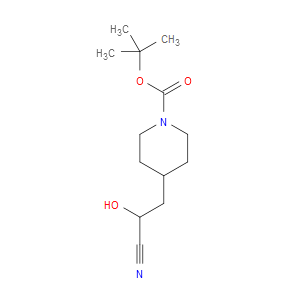 TERT-BUTYL 4-(2-CYANO-2-HYDROXYETHYL)PIPERIDINE-1-CARBOXYLATE