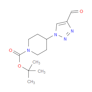 TERT-BUTYL 4-(4-FORMYL-1H-1,2,3-TRIAZOL-1-YL)PIPERIDINE-1-CARBOXYLATE - Click Image to Close