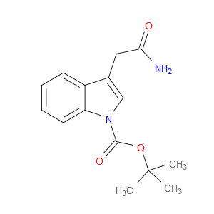 1-TERT-BUTOXYCARBONYL-1H-INDOLE-3-ACETAMIDE