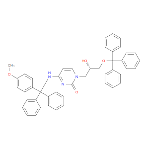(S)-1-(2-HYDROXY-3-(TRITYLOXY)PROPYL)-4-(((4-METHOXYPHENYL)DIPHENYLMETHYL)AMINO)PYRIMIDIN-2(1H)-ONE - Click Image to Close
