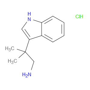 2-(1H-INDOL-3-YL)-2-METHYLPROPAN-1-AMINE HYDROCHLORIDE - Click Image to Close